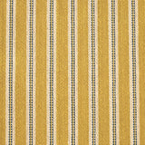 Schumacher Benson Stripe Pingl Saffron Fabric