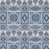 Schumacher Crowley Pingl Blue Fabric