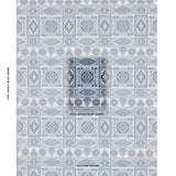 Schumacher Crowley Pingl Blue Fabric