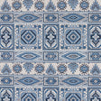 Schumacher Crowley Pingl Blue Fabric