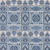 Schumacher Crowley Pingl Blue Fabric