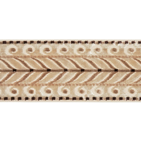 Schumacher Champagne Marion Velvet Tape