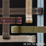 Schumacher Marion Velvet Tape Champagne Trim