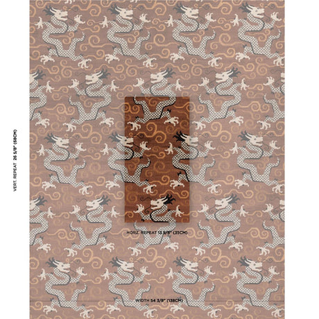 Schumacher Bixi Velvet Bronze Fabric