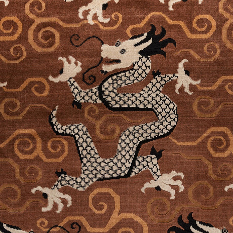 Schumacher Bixi Velvet Bronze Fabric