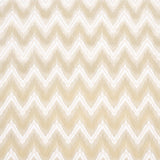 Schumacher Chevron Velvet Champagne Fabric