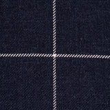 Schumacher Bancroft Wool Plaid Navy Fabric