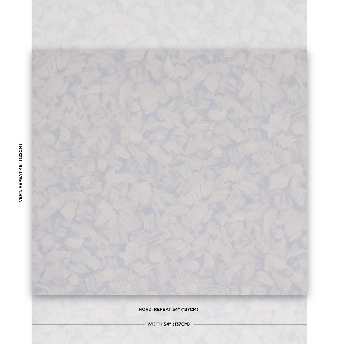 Schumacher Backdrop X Schumacher Atmos Cool Lilac Wallpaper