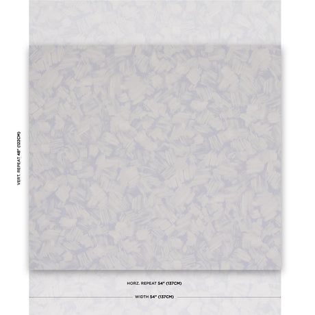 Schumacher Backdrop X Schumacher Atmos Cool Lilac Wallpaper