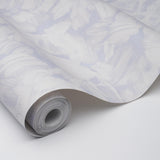 Schumacher Backdrop X Schumacher Atmos Cool Lilac Wallpaper