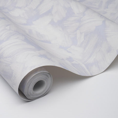 Schumacher Backdrop X Schumacher Atmos Cool Lilac Wallpaper