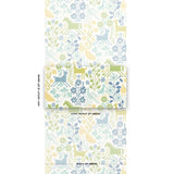 Schumacher Lupita Blues And Greens Wallpaper