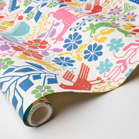 Schumacher Lupita Vibrant Multi Wallpaper