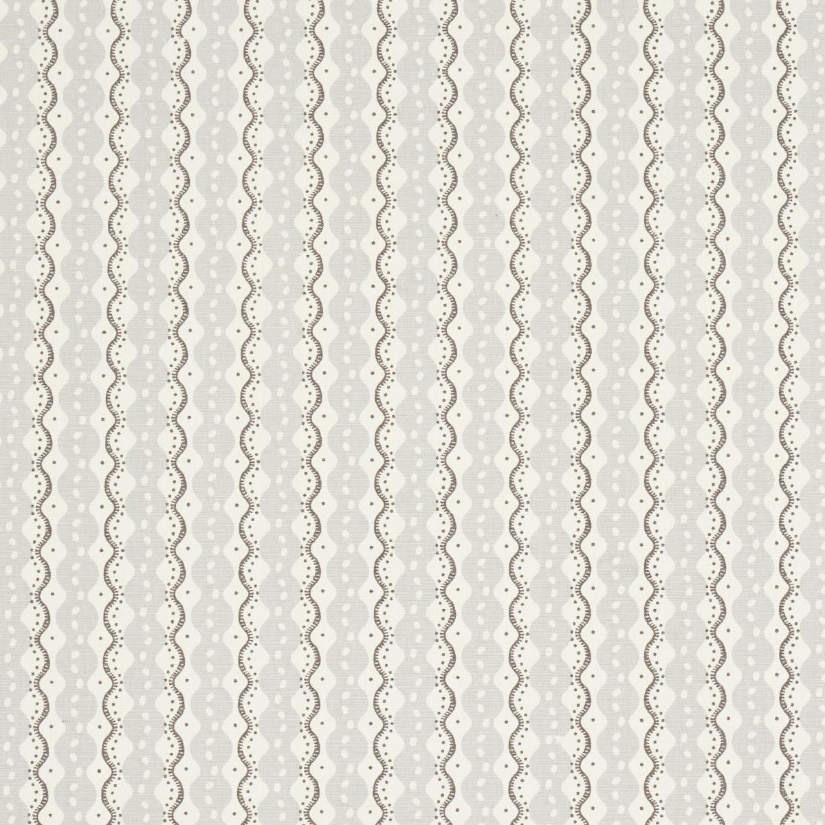 Schumacher Centipede Stripe Pumice Fabric