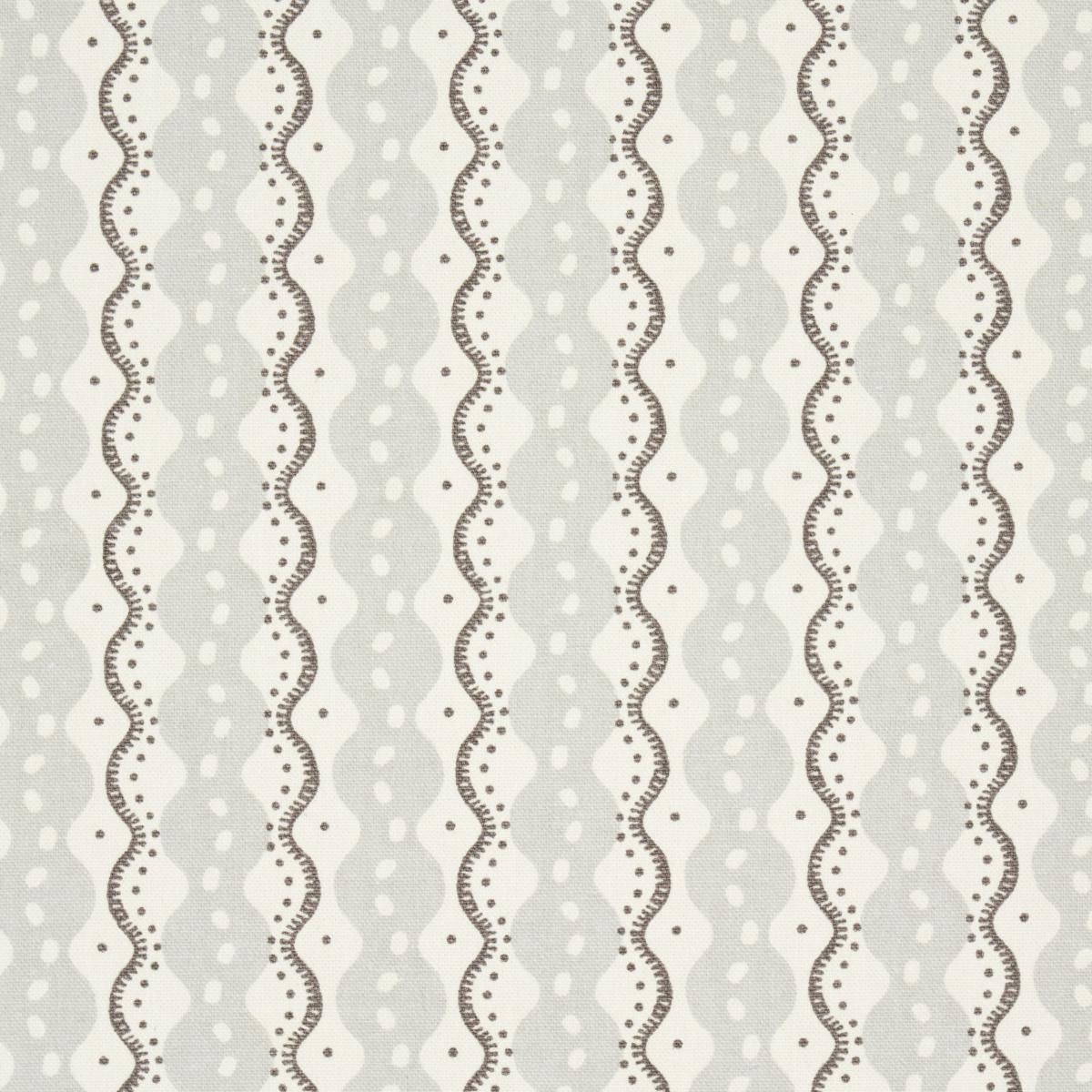 Schumacher Centipede Stripe Pumice Fabric