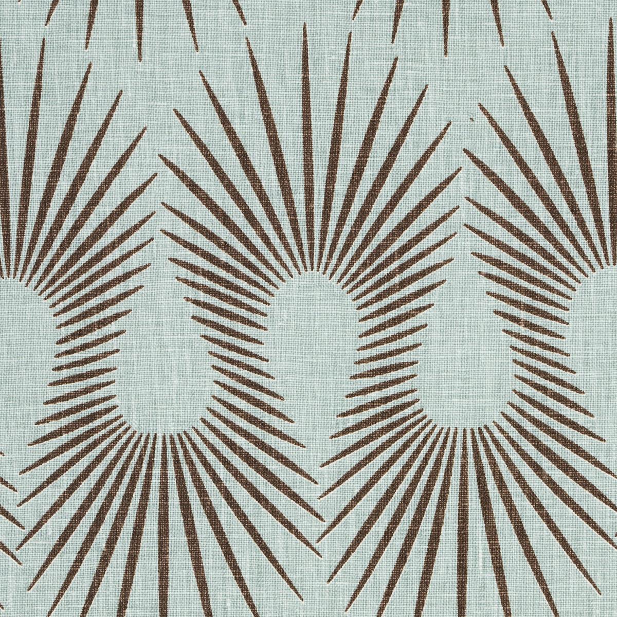 Schumacher Hedgehog Duck Egg Brown Fabric