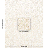 Schumacher Angelica Floral Champagne & Ivory Fabric