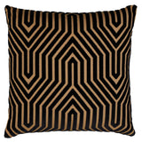 Schumacher Tortoise 20" x 20" Vanderbilt Velvet Pillow