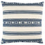 Schumacher Indigo 22" x 22" Buena Vista Pillow