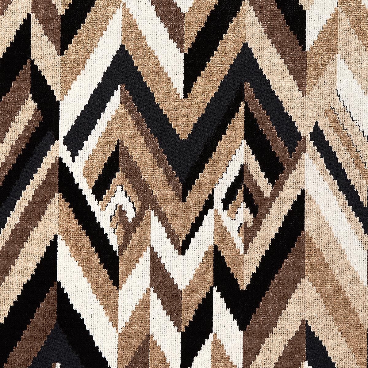 Schumacher Taylor Velvet Espresso Fabric