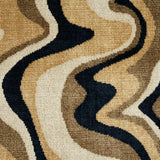 Schumacher Swirl Velvet Neutral Fabric