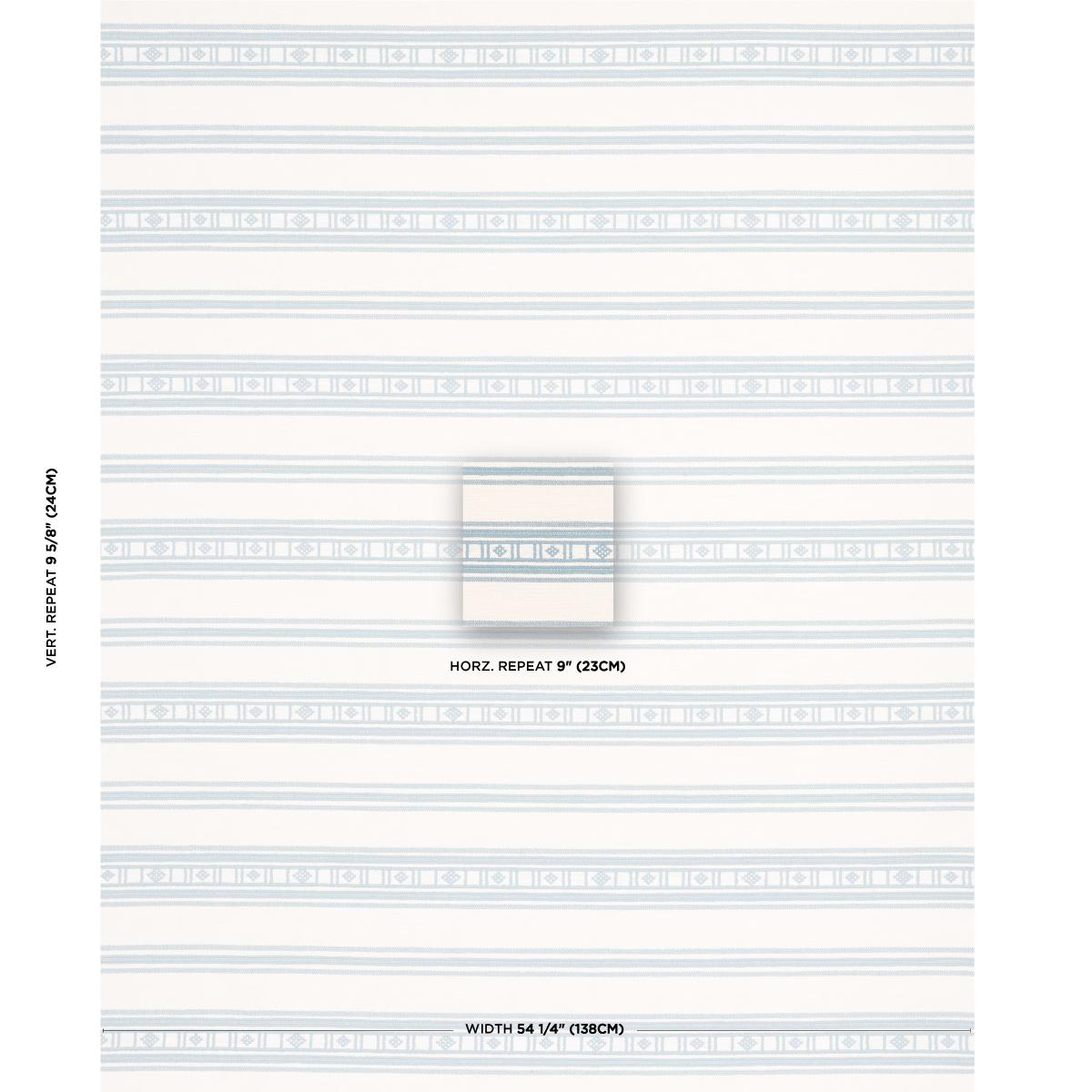 Schumacher Buena Vista Sky Fabric