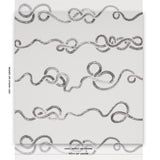 Schumacher Backdrop X Schumacher Rhapsody Graphite Wallpaper