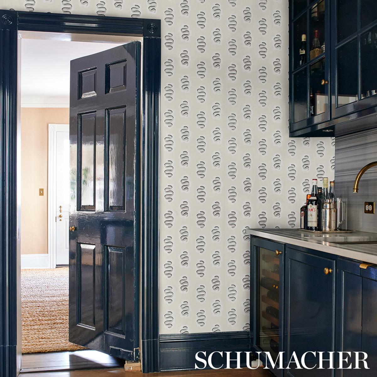 Schumacher Elsa Sandstone Wallpaper