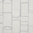 Schumacher Backdrop X Schumacher Bloomsbury Cool Gray Wallpaper