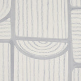 Schumacher Backdrop X Schumacher Bloomsbury Cool Gray Wallpaper