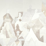 Schumacher Steps Panel Set Argil And Stone Wallpaper