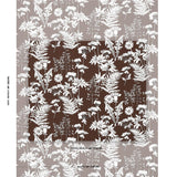 Schumacher Spring Floral Indoor/Outdoor Brown Fabric
