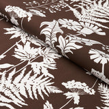 Schumacher Spring Floral Indoor/Outdoor Brown Fabric