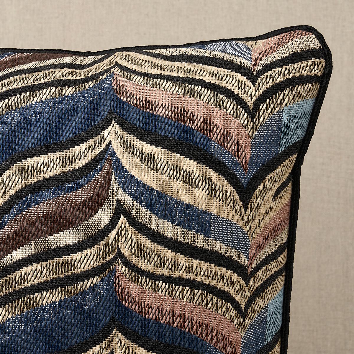 Schumacher Opal 18" x 18" Loulou Pillow