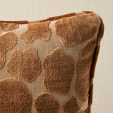 Schumacher Safari 20" x 12" Giraffe Velvet Pillow