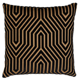 Schumacher Tortoise 22" x 22" Vanderbilt Velvet Pillow