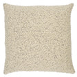 Schumacher Ivory On Charcoal 18" x 18" Margarete Pillow