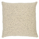 Schumacher Ivory On Charcoal 18" x 18" Margarete Pillow