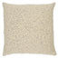 Schumacher Ivory On Charcoal 18" x 18" Margarete Pillow