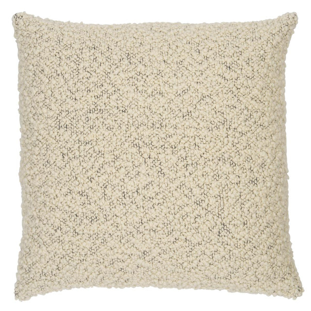 Schumacher Ivory On Charcoal 18" x 18" Margarete Pillow