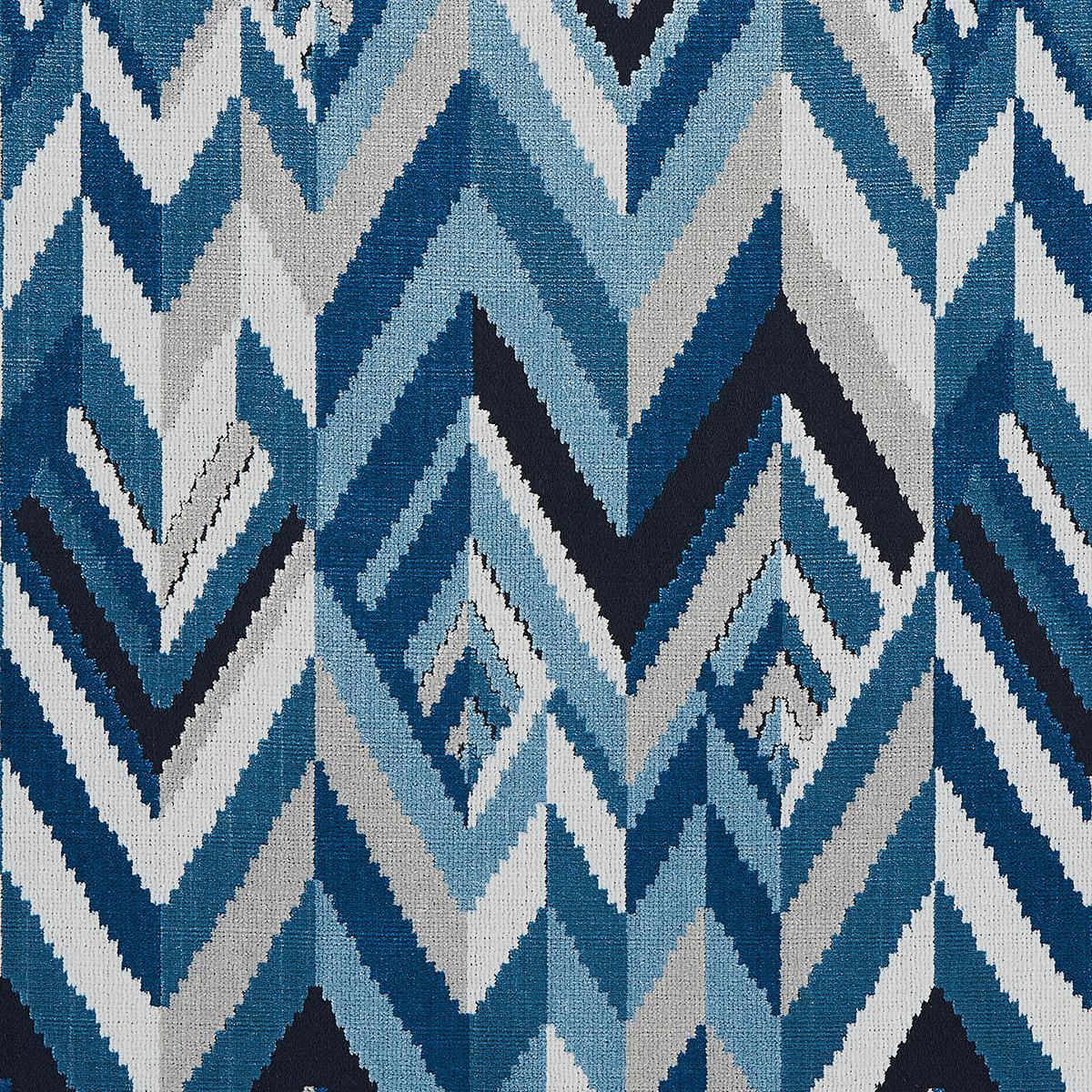 Schumacher Taylor Velvet Lapis Fabric