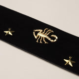 Schumacher Black Carmen Velvet Tape