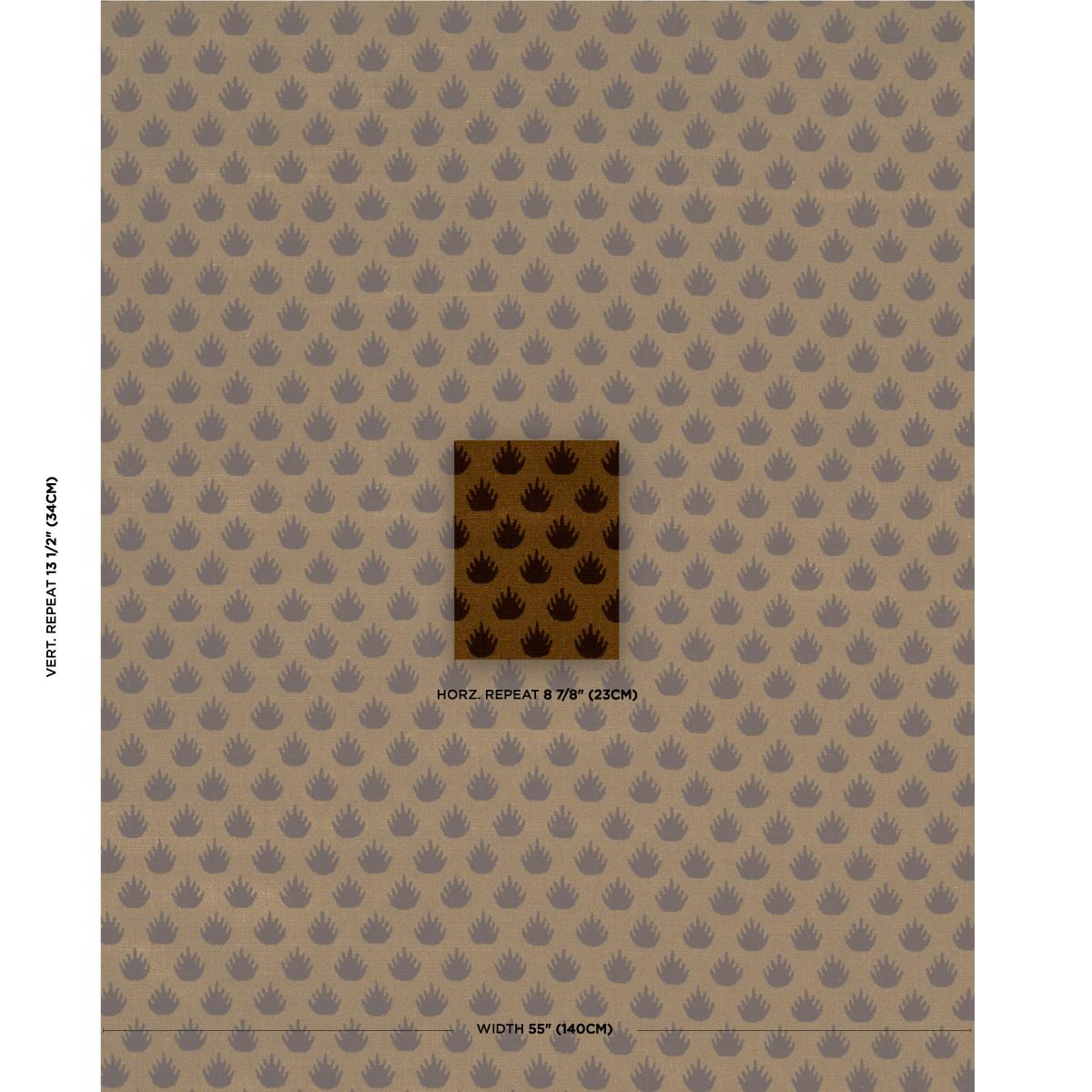 Schumacher Coronation Velvet Bronze Fabric