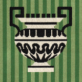 Schumacher Clermont Pingl Green Fabric