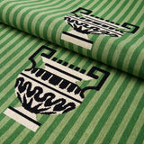 Schumacher Clermont Pingl Green Fabric