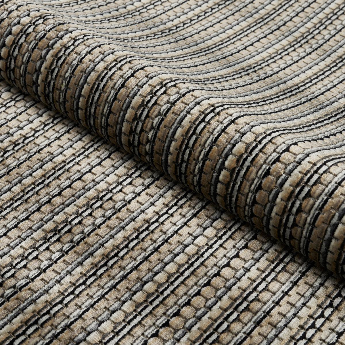 Schumacher Downtown Velvet Pebble Fabric