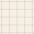 Schumacher Windowpane Embroidered Sisal Charcoal Wallpaper