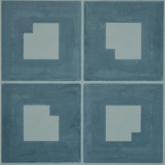 Schumacher Palindrome Teal Wallpaper