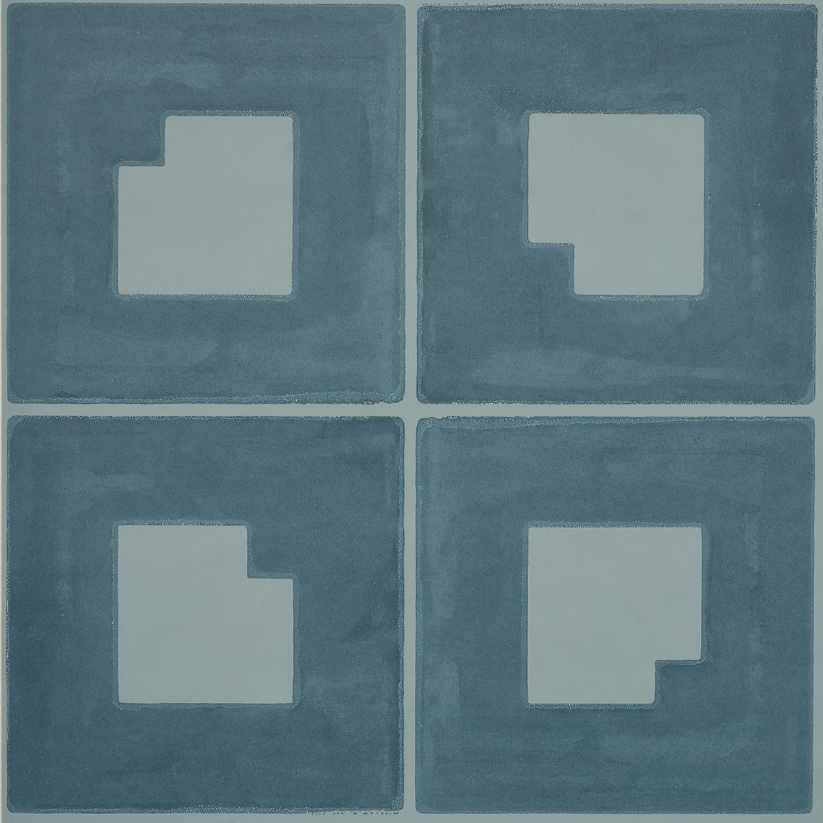 Schumacher Palindrome Teal Wallpaper