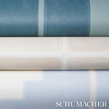 Schumacher Palindrome Teal Wallpaper